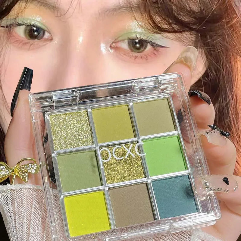 9 Chocolate Eye Shadow Palette Matte Pearly Glitter Earth Eyeshadow