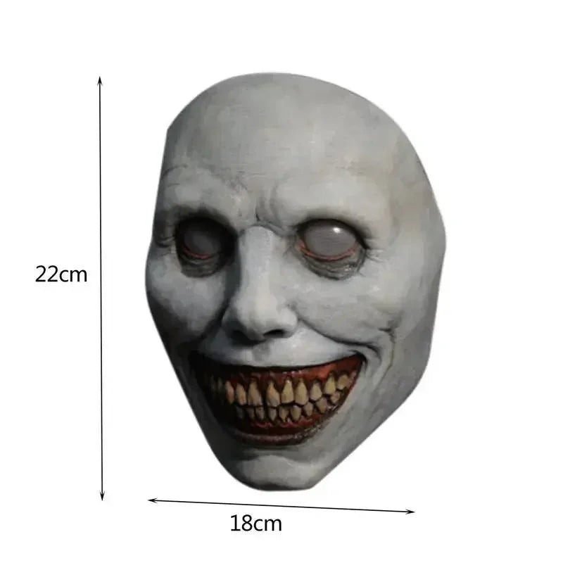 Creepy Halloween Mask Smiling Demon Scary Adults Masks Costume