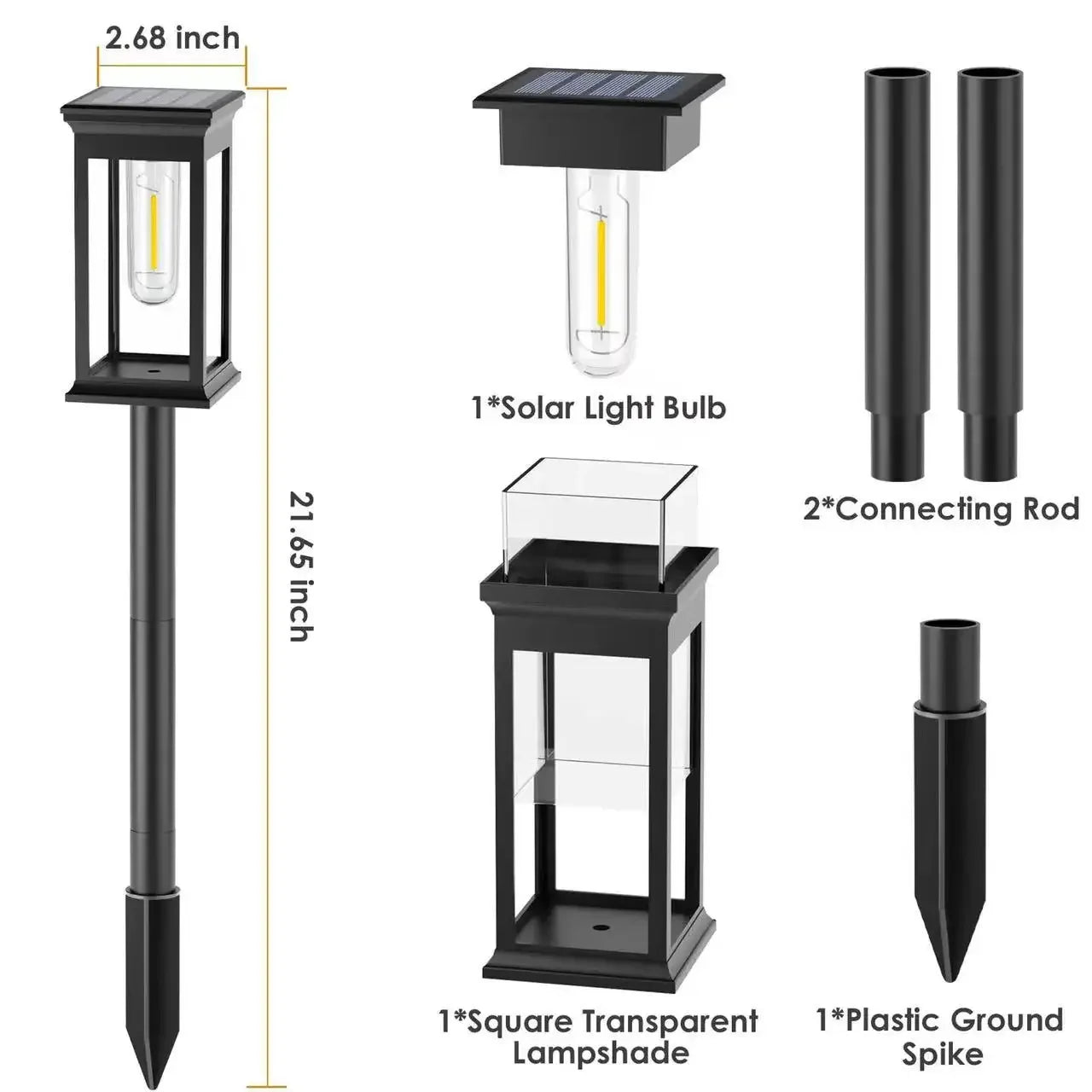 Solar Led Light Waterproof IP65 Garden Decorative Lamp Landscape Zpaxo