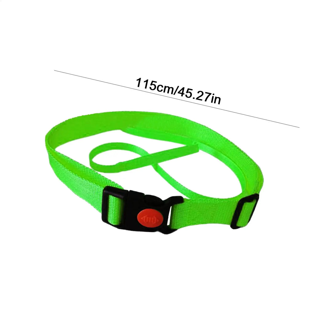 Swim Training Belt Adjustable Swimming Leashes Strap Secure Tether
