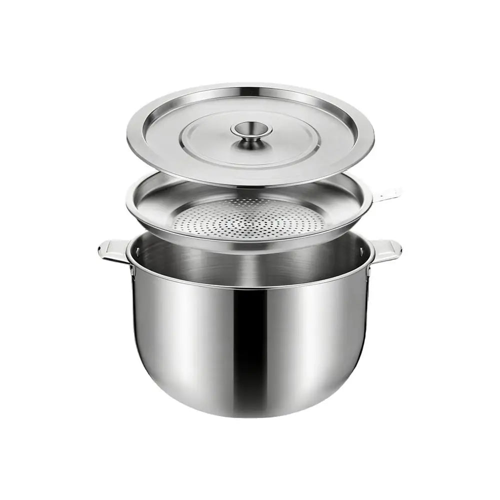 Grease Container Stainless Steel Oil Storage Pot Bacon Strainer