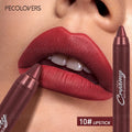 1PC Velvet Matte Lipstick Pen-Easy Glide, Long-Lasting, Non-sticky, Smooth Lip Liner &Lipstick in One for All Light Beige Types Zpaxo 10