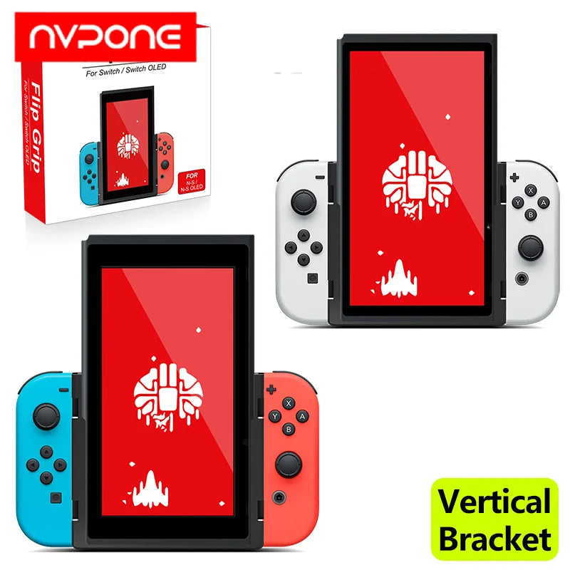 Grip Flip Vertical Bracket Nin-tendo Switch OLED Game Console