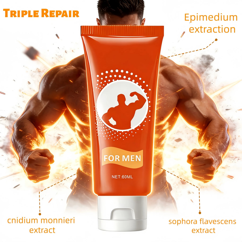 Men's Massage Cream, Repairs and Nourishes Intimate Areas, a Helpful Tool in the Bedroom, and a Great Gift for Men. Zpaxo