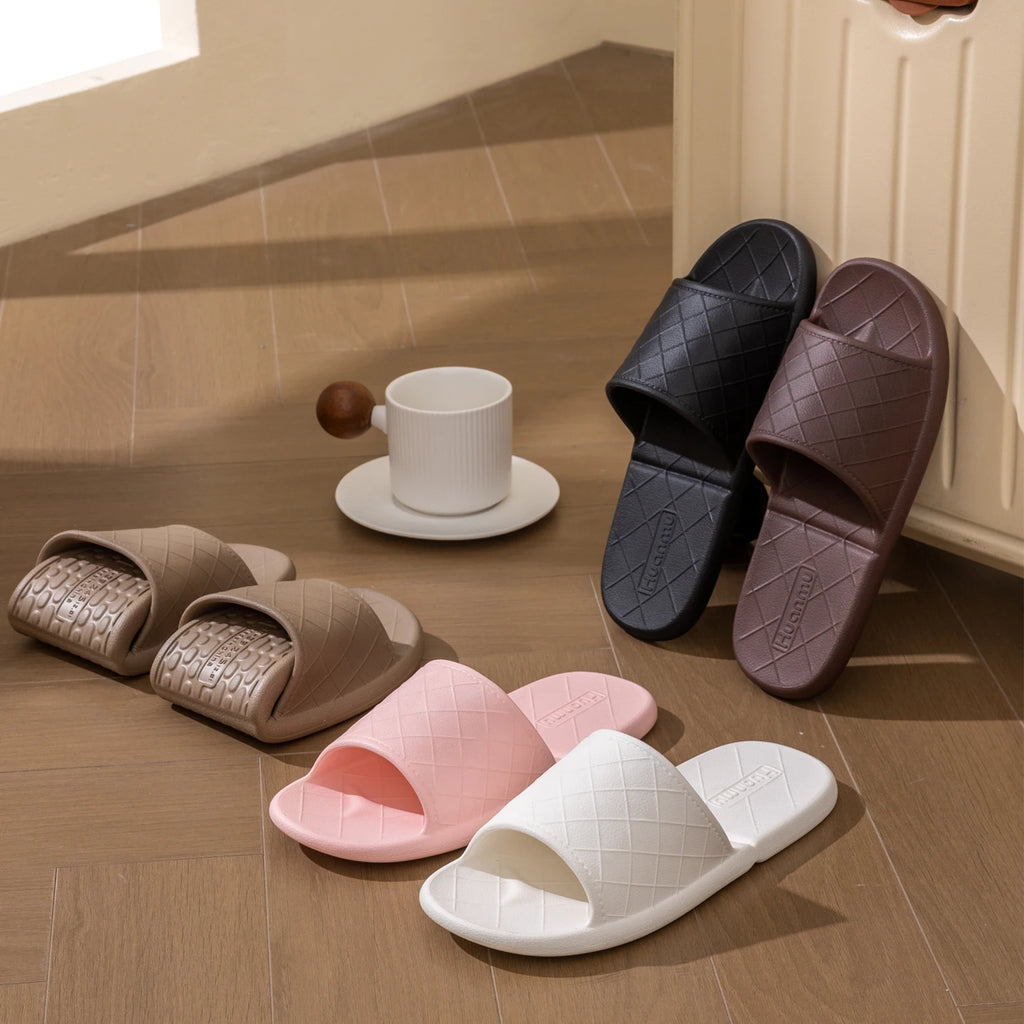 Ladies Portable Foldable Slides Lightweight Travel Slippers Non-slip
