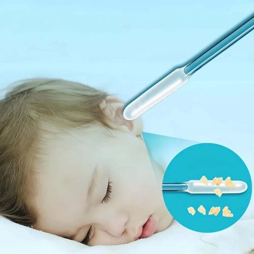 24Pcs Disposable Silicone EarWax Remover sticky ear pick For Kids Olders Adult S/L Ear Cleaner Reusable Adhesive Earpick Zpaxo