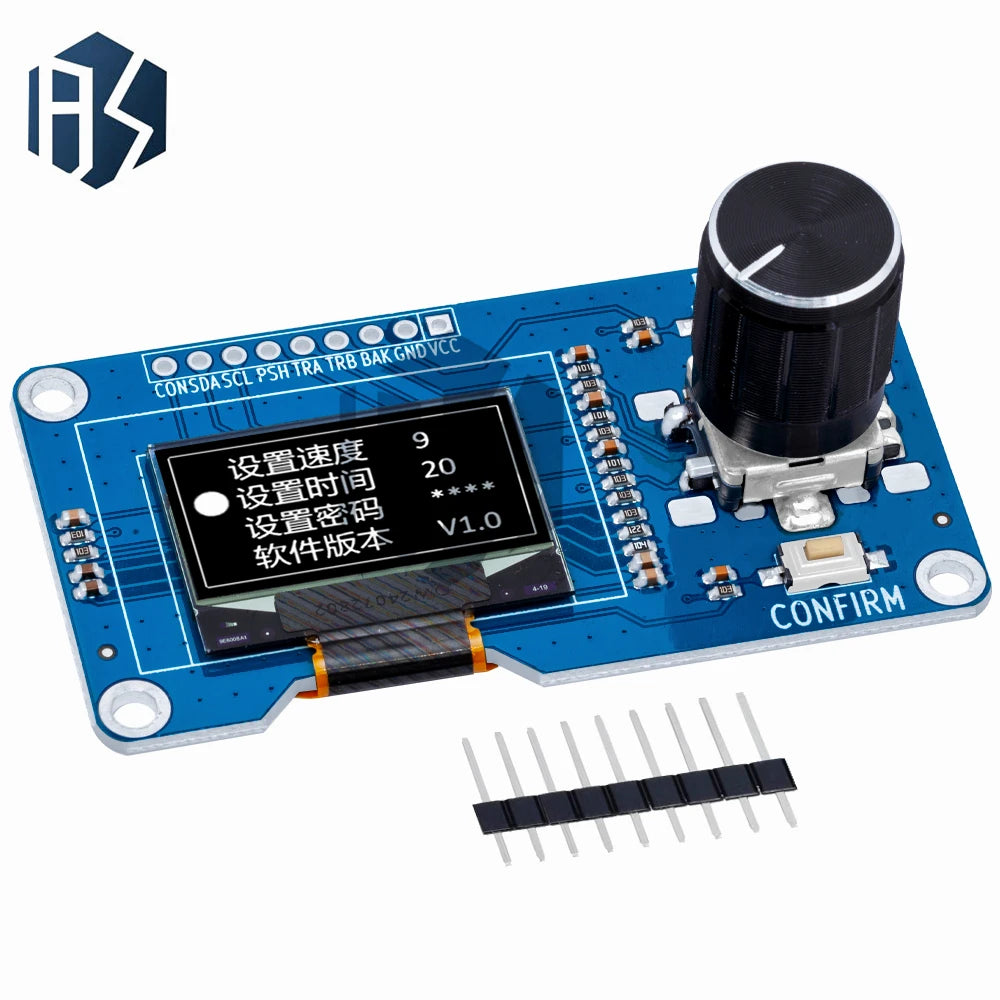 0 96 White Oled Display Screen Combined EC11 Rotary Encoder Module Zpaxo