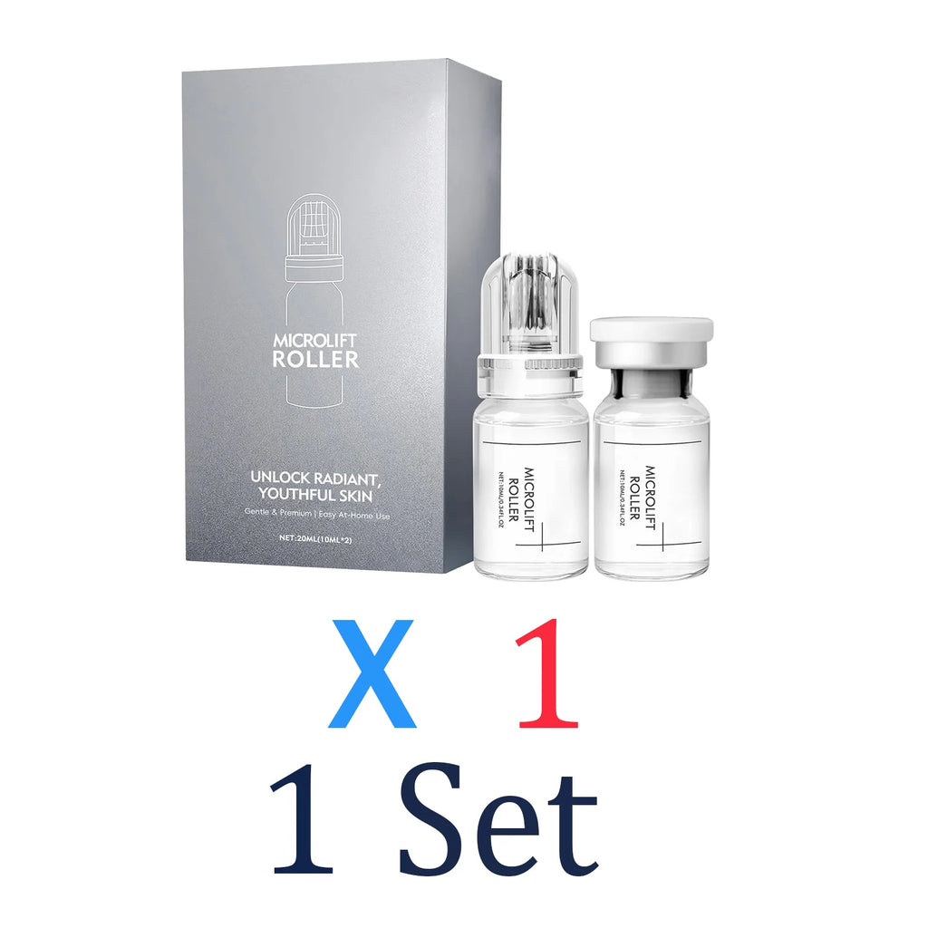 0.25mm Microneedle Brightening Serum Facial Serum Moisturizing and Repairing Deep Hydration Lock Stabilizing and Restore Gentle Zpaxo 1 Set