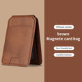 Luxury Phone Bag Cover Accessories Magsafe Magnetic Leather Wallet