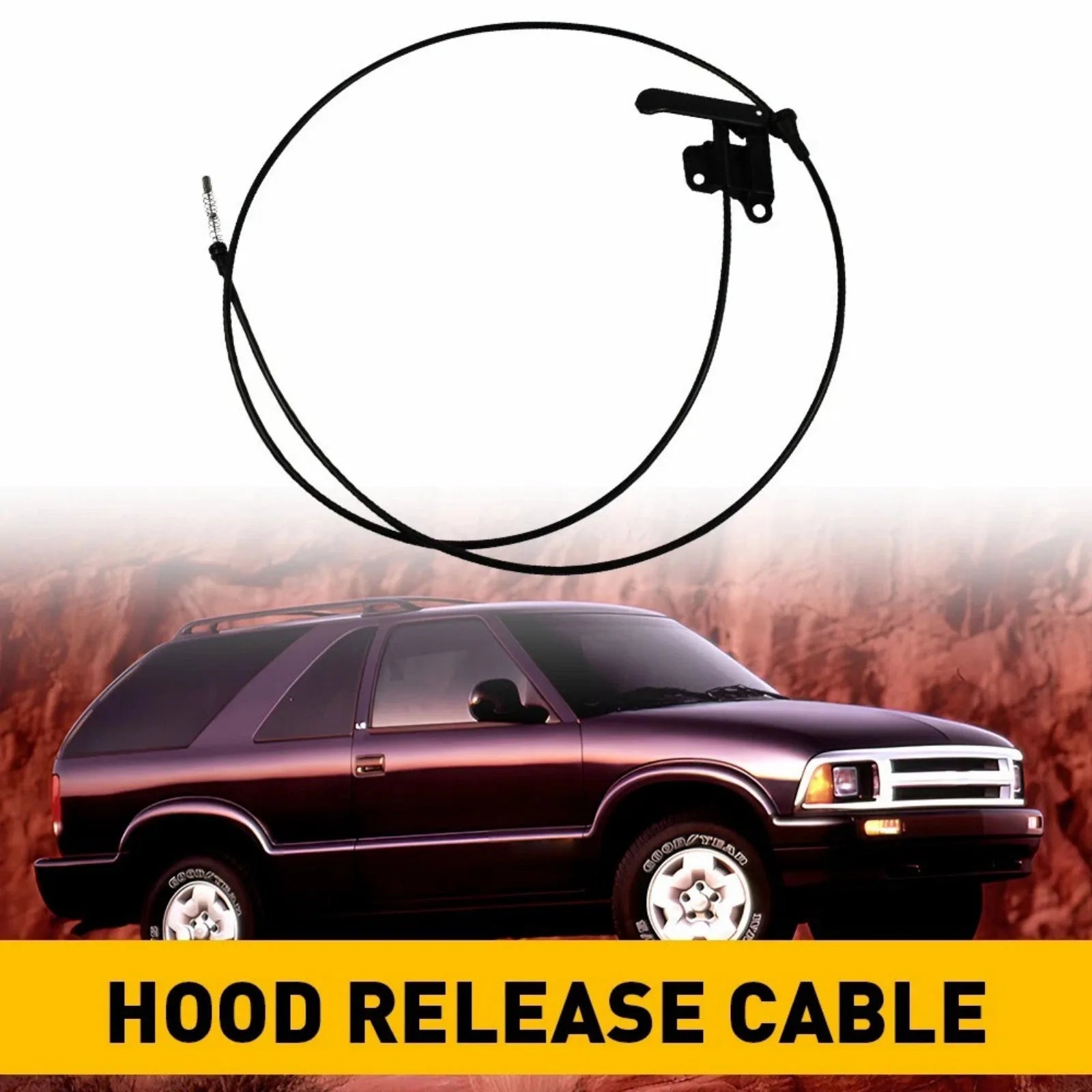 1Pc For Chevrolet Blazer 15732159 Hood Release Cable Replacement Parts For GMC Envoy Jimmy For Chevy S10 Truck Car Accessories