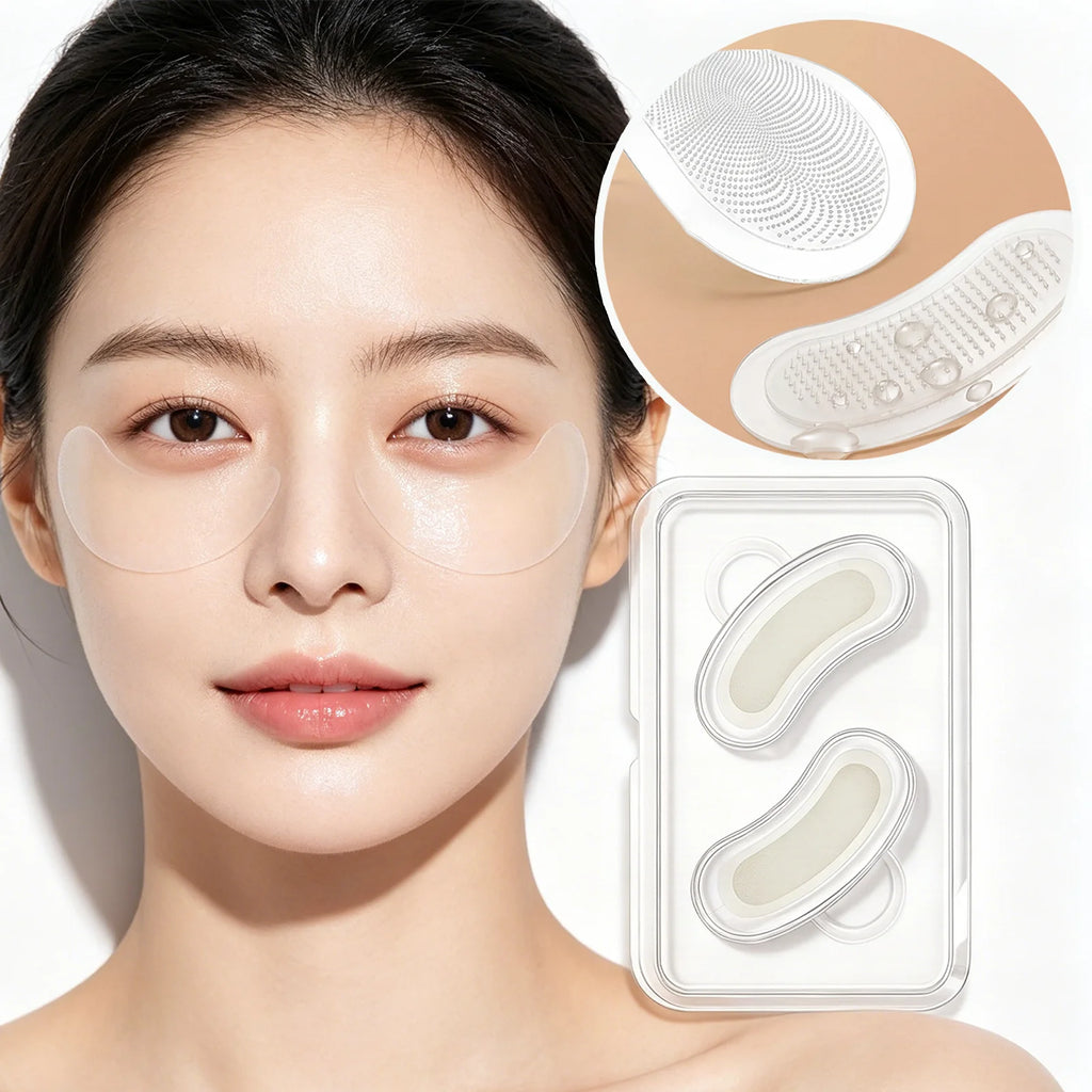 Vitamin E Night Microneedle Eye Patch 0.25mm for Deep Hydration Lock Soothing Long Lasting Moisturization Daily Eye Care Zpaxo