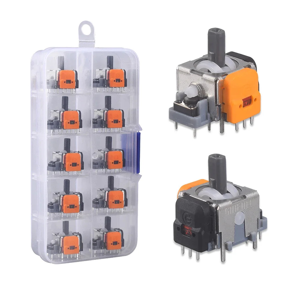 10- 3D Hall Effect Joystick Module XBox Switch PS4 PS5 Repair Parts Zpaxo
