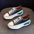 2026 Arrival Leather White Platform Sneakers Women Spring Autumn Zpaxo 2526 Black 35 China Mainland
