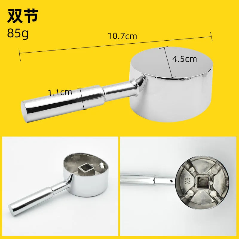 Faucet Handle Replacement Stainless Steel Bathroom Cold Basin Shower Zpaxo C