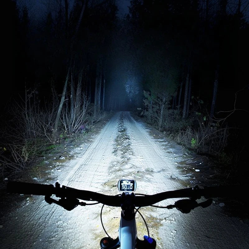 Bicycle Waterproof Night Riding Light Illumination Front Lights Brake Warning Mountain Road Bicycle Rear Lights Riding Equipment Zpaxo