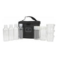Portable Spice Container Carry Bag Salt Pepper Shaker Jars Camping