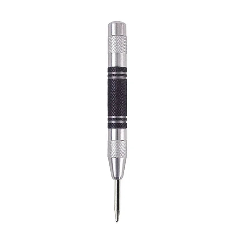 Automatic Centre Punch General Woodworking Metal Drill Adjustable Zpaxo silver black