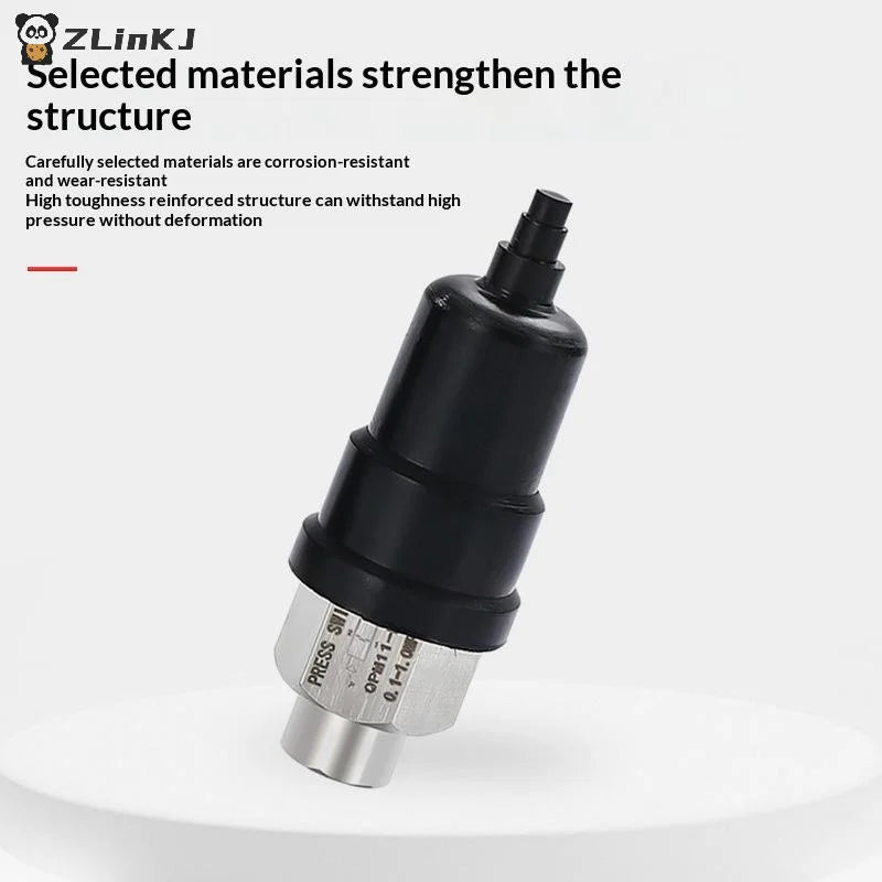 ▶1Pcs G1/8 G1/4 Automatic Controller QPM11 NO NC Adjustable Air Pressure Switch 0.1-1Mpa Hydraulic Diaphragm Zpaxo