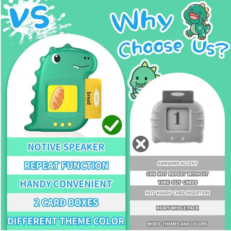 Talking Flash Cards Talking Cards For Toddler Educational Interactive Machine Games For Aged 1-3 Baby Kids Girls Children Zpaxo
