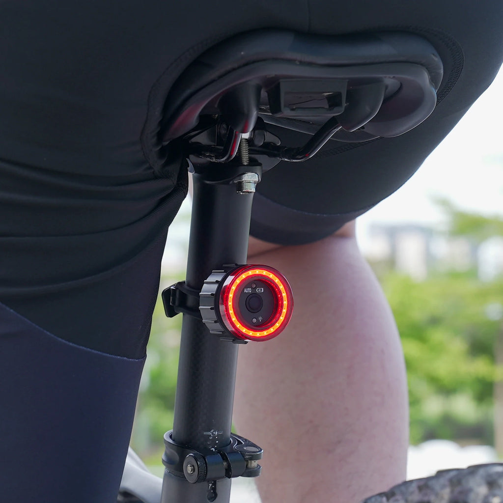 Bicycle Smart Auto Brake Sensing Light Waterproof LED Charging New Cycling Taillight Bike Rear Light Warn Bicycle Taillight Zpaxo