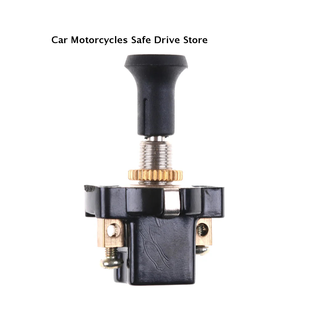 CM1PC Durable Performance On-off Long Push Pull Switch 12V Screw