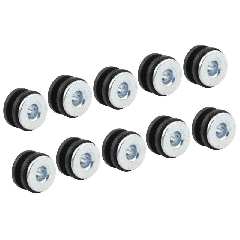 Motorcycle Rubber Grommet Bolt Kit – 5 Sets | Fairing Cushion