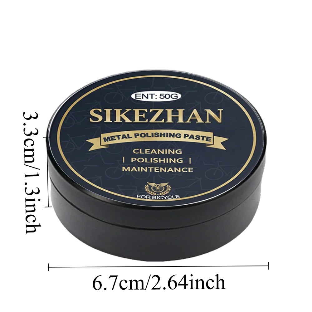 Multi-Purpose Metal Polish Paste 50g of Polish - Works on Stainless Steel,Jewelry ＆ Cars -bicycle Cleaner & Rust Remover Zpaxo