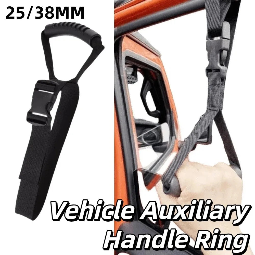 Adjustable Car Door Handle Assist Nylon Strap Non-slip Grip Safety Zpaxo