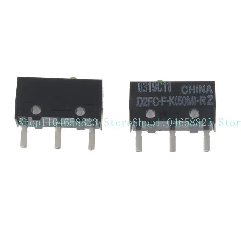 652F 2 Pieces Mouse Micro Switch Fretting Button Suitable for Mouse Zpaxo