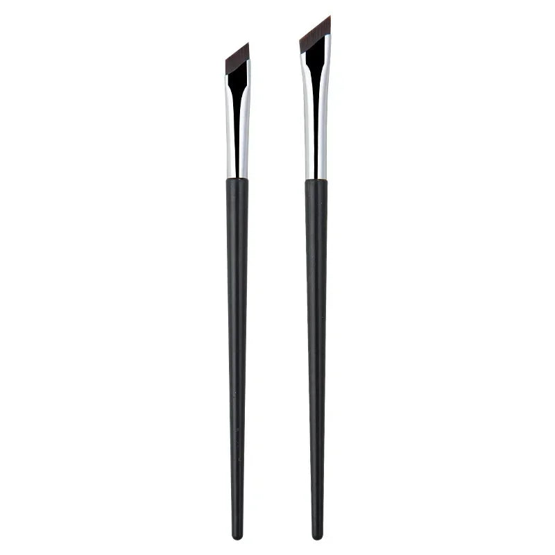Angled Blade Eyeliner Brush Thin Eyebrow Brush Sickle Eyeliner Brush Liquid Gel Eyeliner Brush Thin Angled Eyeliner Makeup Tools Zpaxo