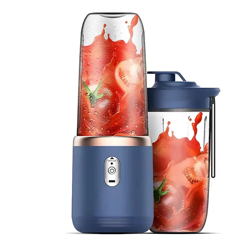 Portable USB Personal Mini Juicer Cup Handheld Travel Blender Single Double Cups for Water Bottles Zpaxo