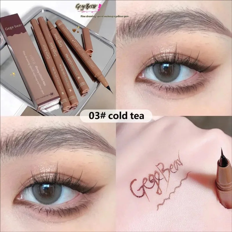 Waterproof Ultra-fine Liquid Eyeliner Quick-drying Long-lasting Matte Zpaxo 03