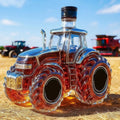 Whiskey Glass Bottles Tractor Shape Alcohol Dispenser Decanter Bottle