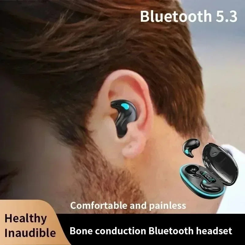 X55 Sleeping Earbuds Wireless Mini Headphones Work TWS Bluetooth