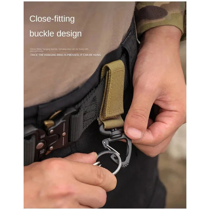 Tactical MOLLE Webbing Buckle Clips 3/6/9-Pack | Carabiner Hook