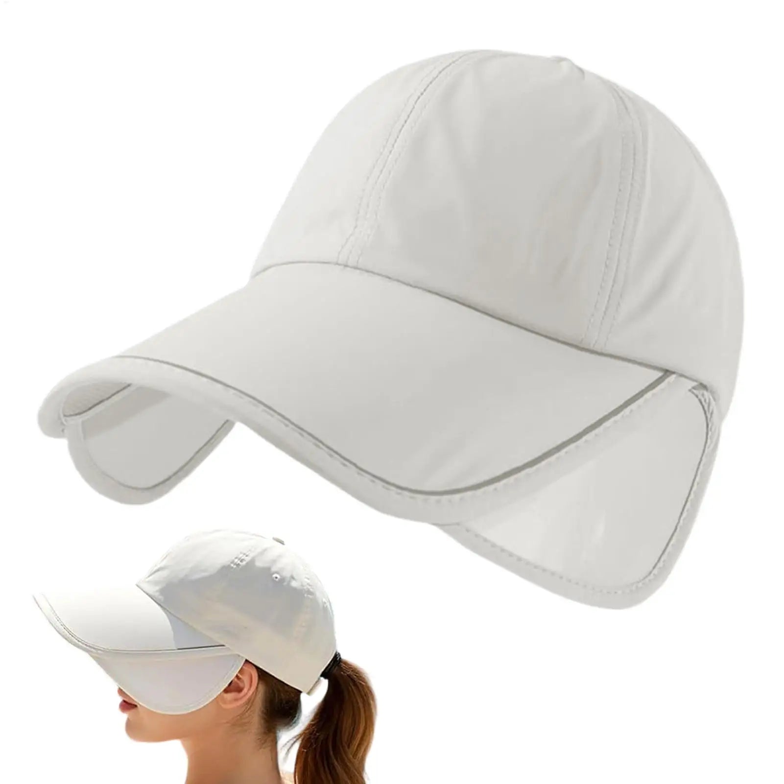 Summer Sun Protection Adjustable Sun Hat For Women Wide Brim Caps Ladies Beach Visor Hat Holiday UV Protection Sun Hat Zpaxo