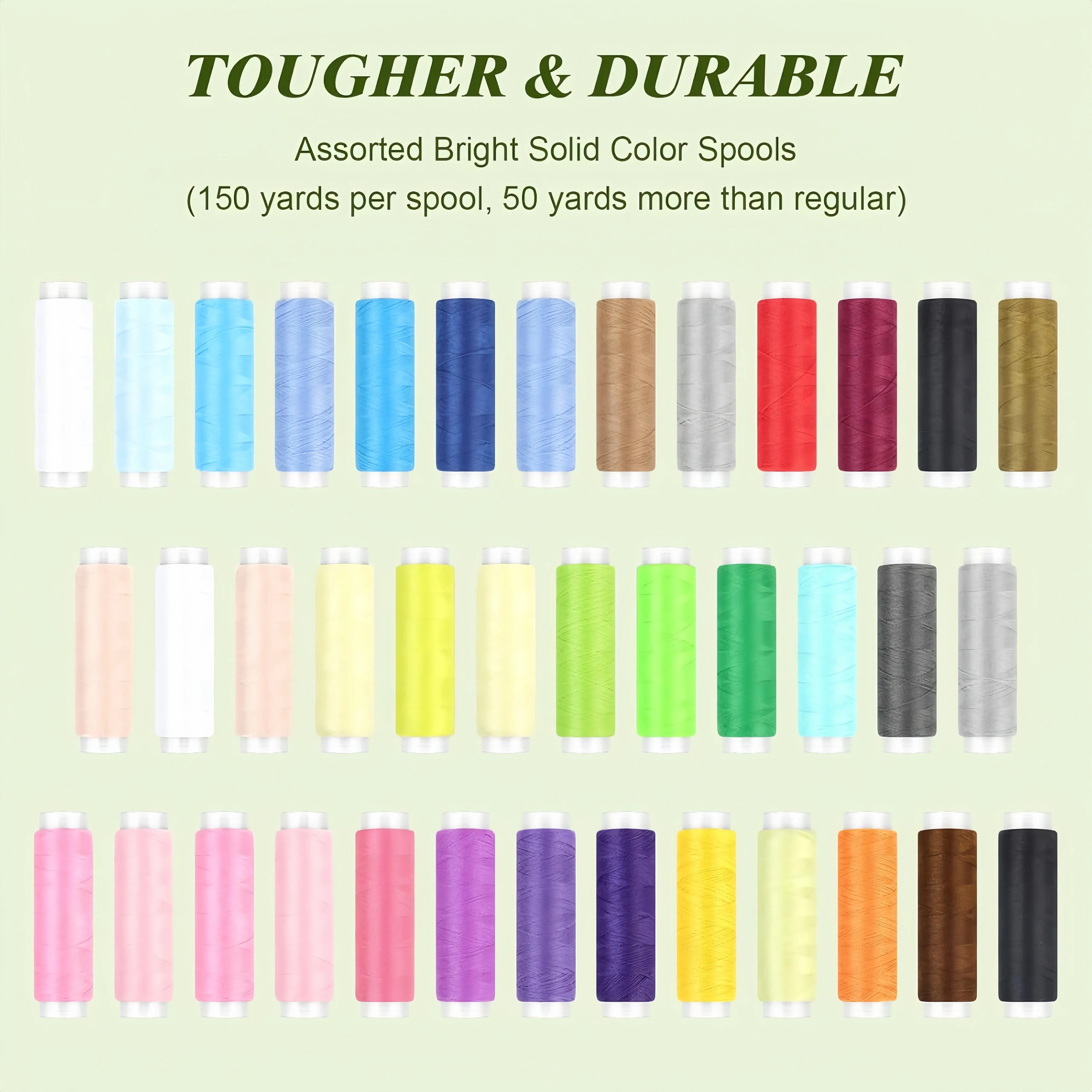 Needle and thread set, black needle and thread set, home travel needle and thread set, sewing artifact set of 188 pieces Zpaxo