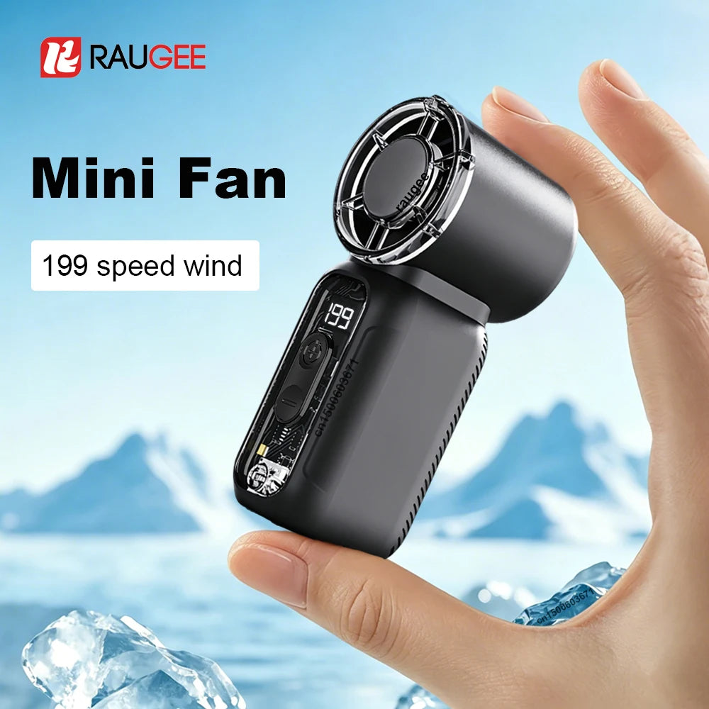 Mini Handheld Fan Portable Pocket USB Rechargeable Personal Hand Fans