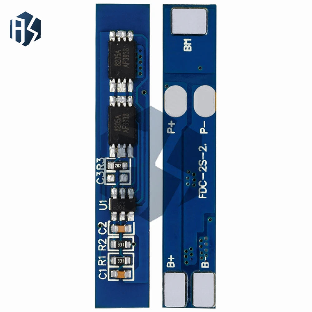 2S 3A Li-ion Lithium Battery 7 4v 8 18650 Charger Protection Board Zpaxo