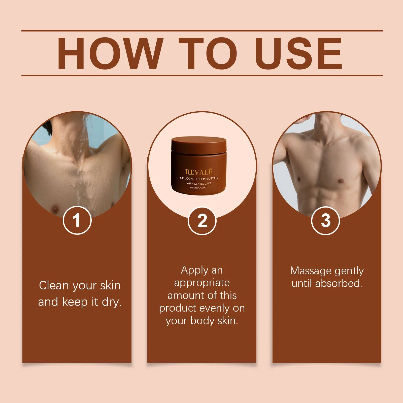 Sandalwood Men's Body Cream – Non-Greasy Moisturizer 150g Men's Body Moisturizer Zpaxo