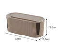 Nordic Plug Board Storage Box Cable Wire Organizer Case Socket