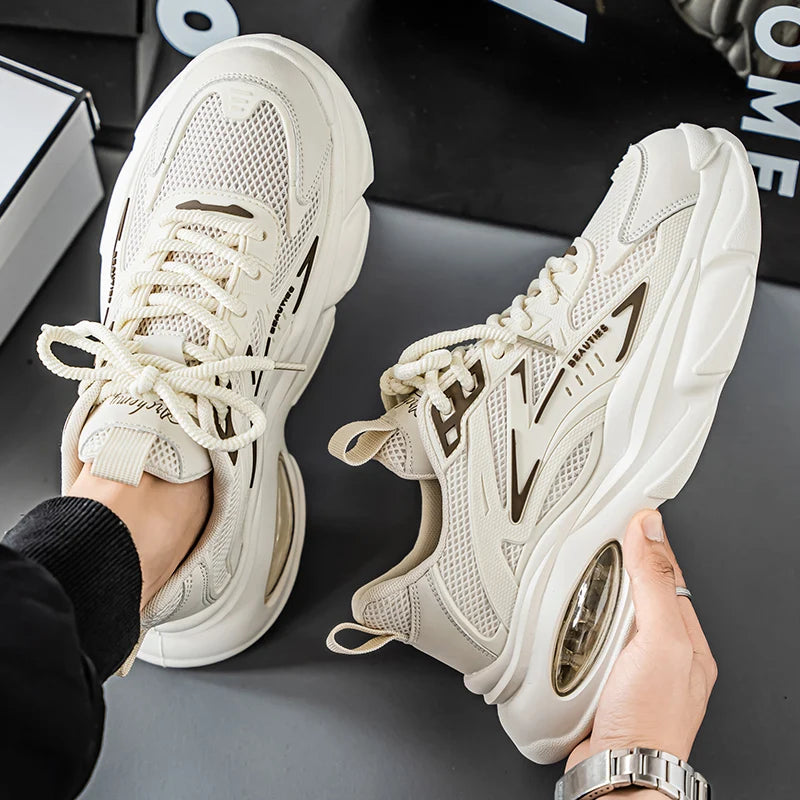 Men's Shoes Casual Sneakers Luxury Trainers Breathable Race Running