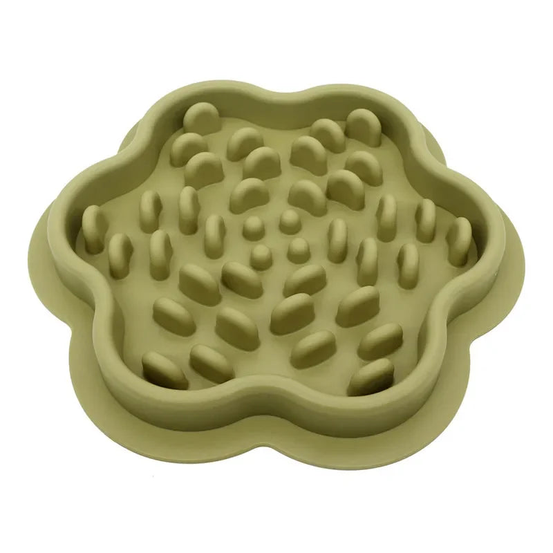 Pet Products Mat For Dogs Cats Slow Food Bowls With Suction Cup Feeding Food Silicone Lick Pad Dog Slow Feeders Treat Dispensing Zpaxo green