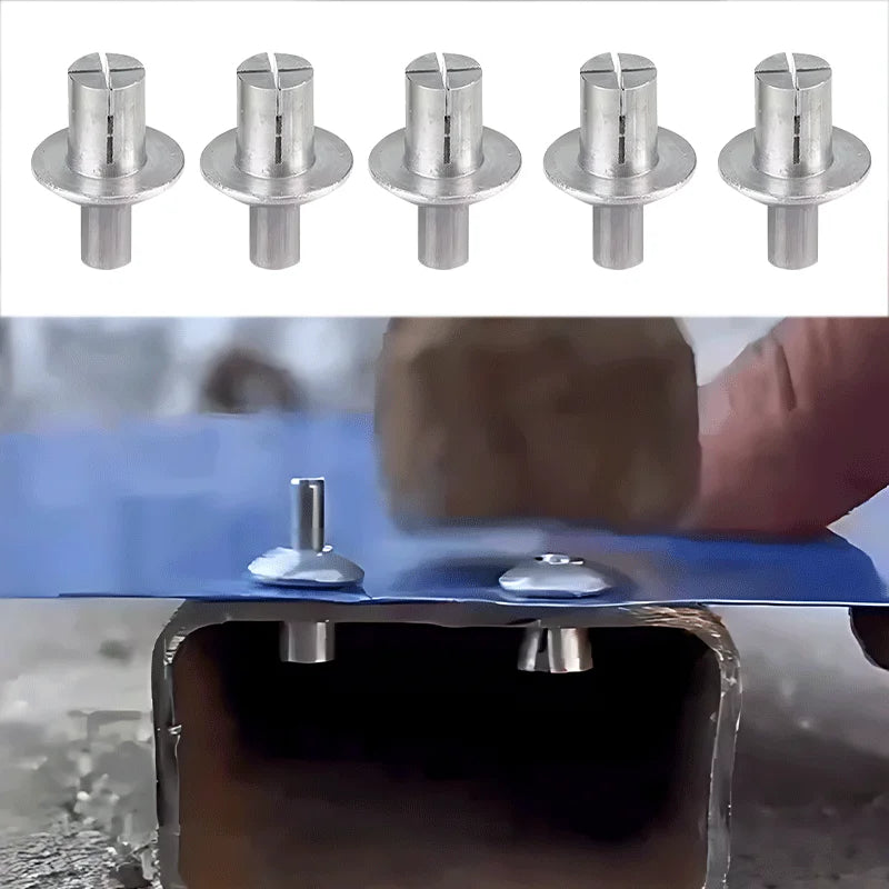 Hammer Drive Expansion Aluminum Nail Head Piercing Rivets Round