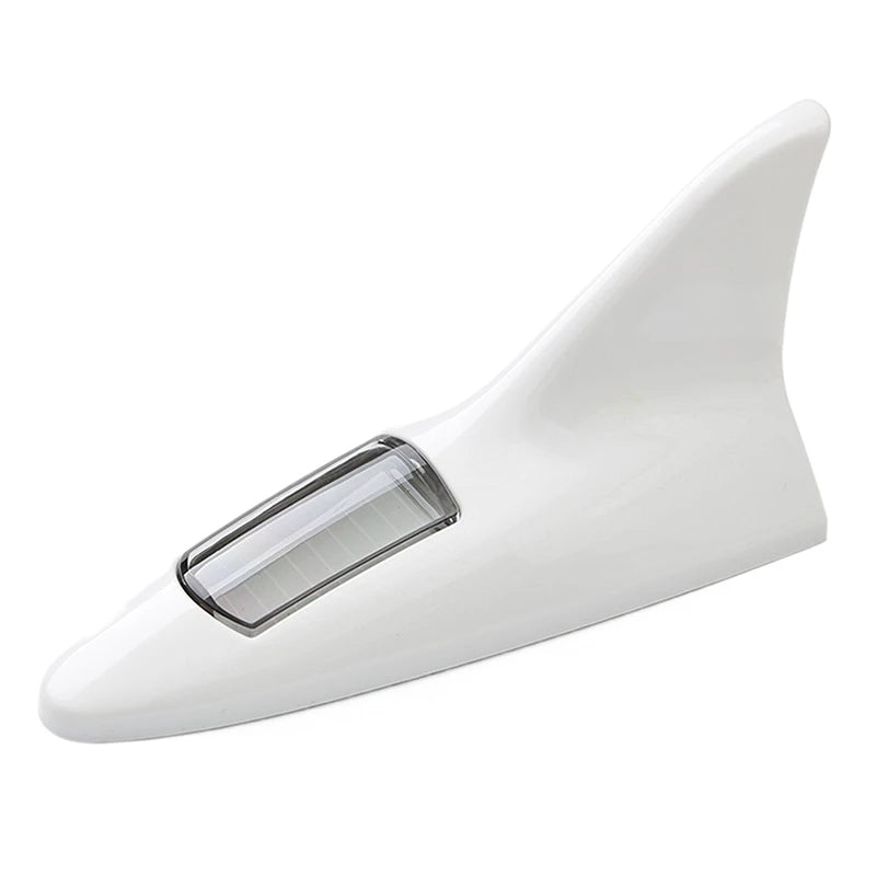 Solar Shark Fin LED Warning Light – Universal Car Roof Mount