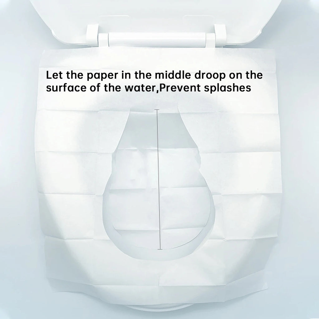 Disposable Flushable Toilet Seat Covers 50/20 Pack | Travel