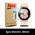 9H Tempered Glass Samsung Galaxy Watch 4 Classic 3 Anti Scrach Film Zpaxo 4pcs Watch 4 40mm