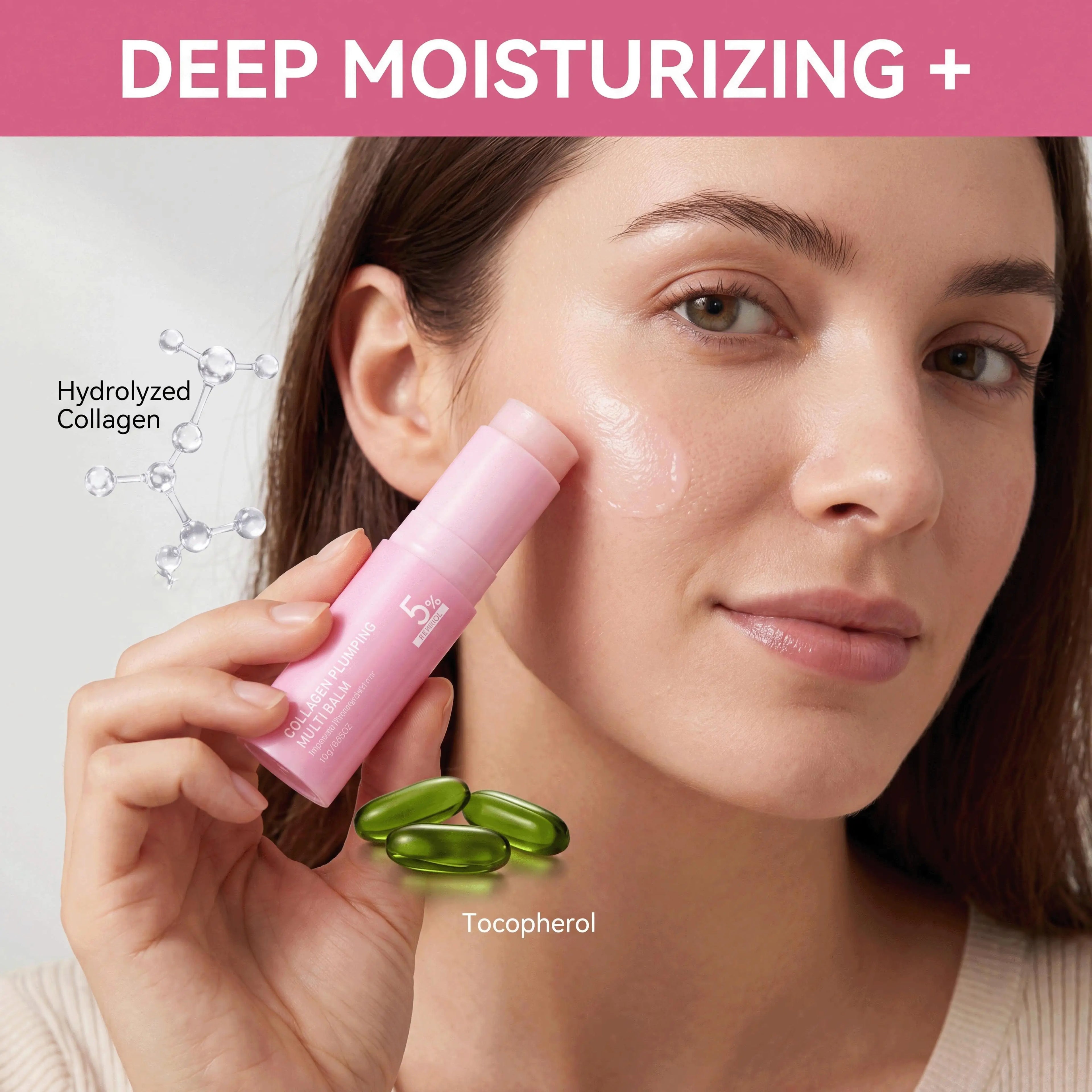 5% Retinol Collagen Anti-Wrinkle Plumping Balm Stick | All-in-One Anti-Aging Balm Stick Zpaxo