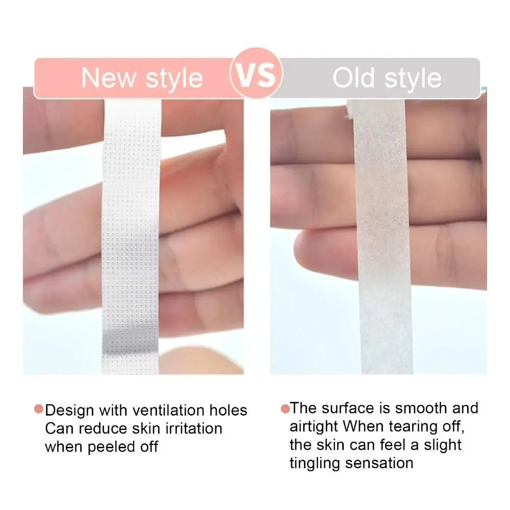 Hot Adhesive Eyelash Extension Tape Breathable Non-woven Lash Tape Fabric White Non-Woven Tape for Eyelash Extension Zpaxo