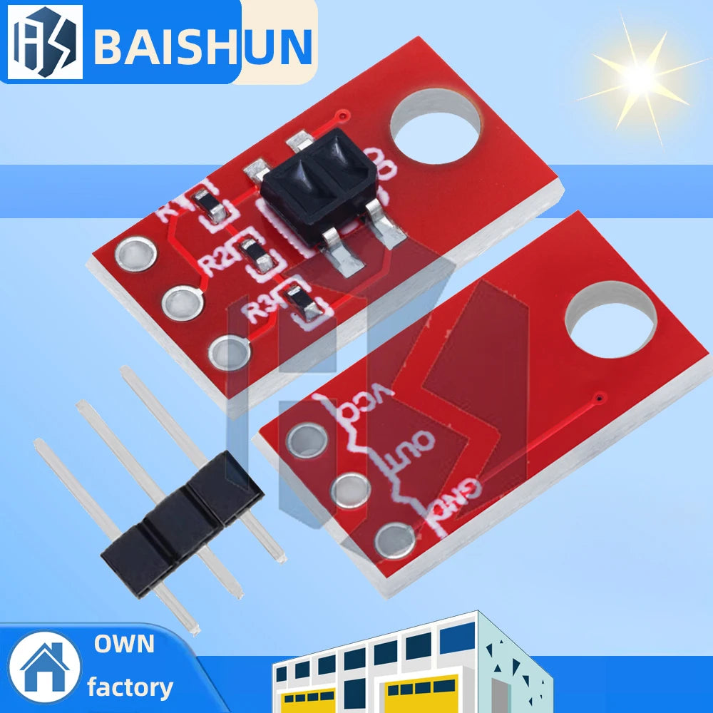 QRE1113 IR LED Infrared Reflection Sensor Module Capacitor Discharge Circuit Breaker Board DC 3.3 -5V QRE1113 Infrared Reflectio Zpaxo Model 1